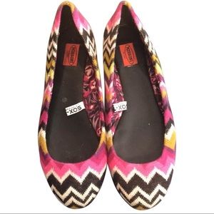 Missoni for Target flats. Never worn. Sz 8.